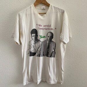 VTG 90s Tropicana Twister We Avoid Temptation Fruit Of The Loom T-Shirt Large
